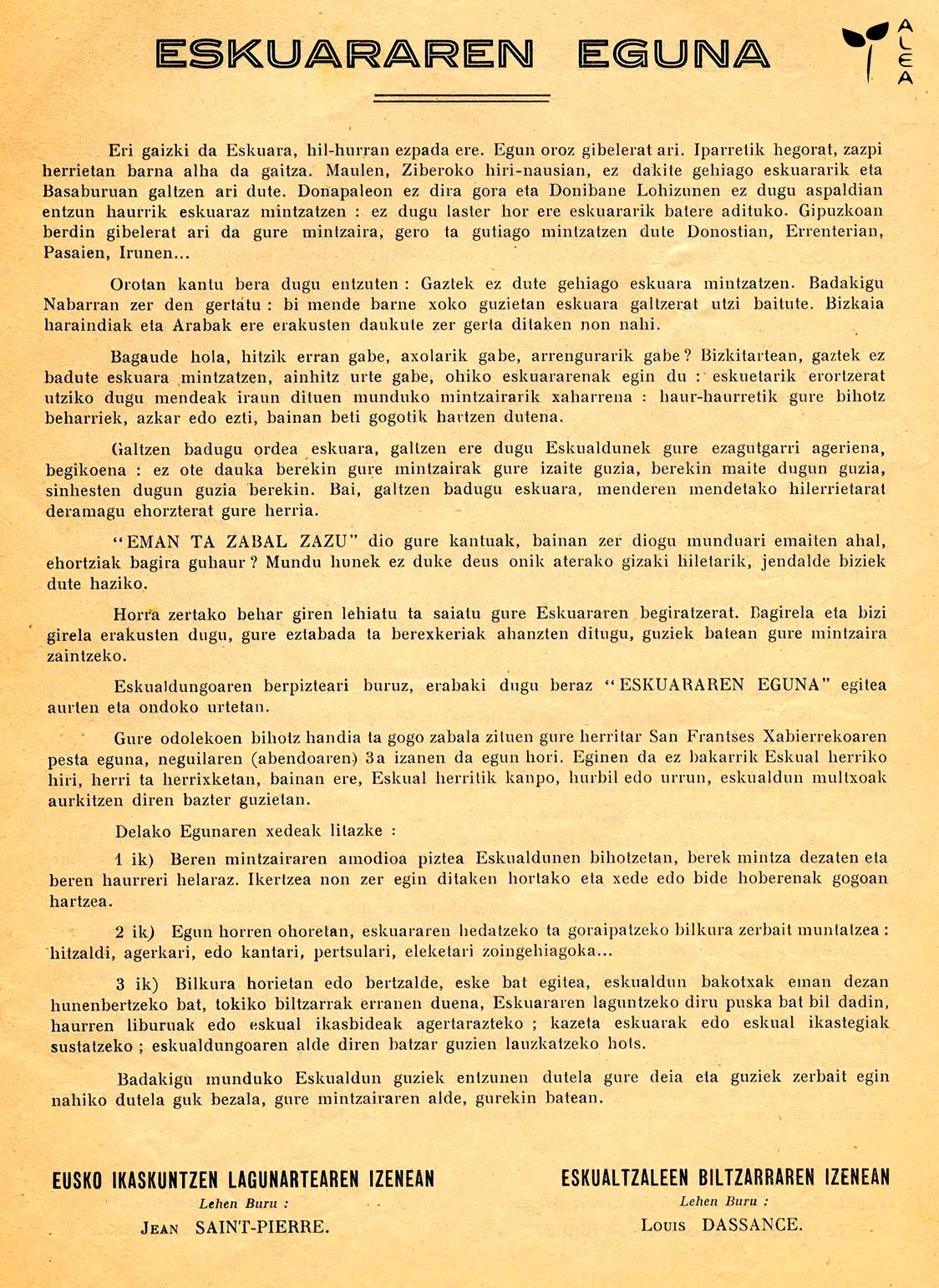 International Day of the Basque Language